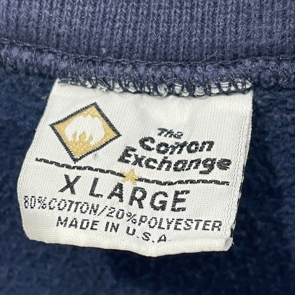 Vintage The Cotton Exchange Kettering Stitched Crew Neck Sweatshirt Size XL - Picture 4 of 4